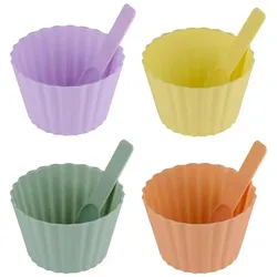 alpina Ice cream bowl 4pc, Schüssel + Schale, Mehrfarbig