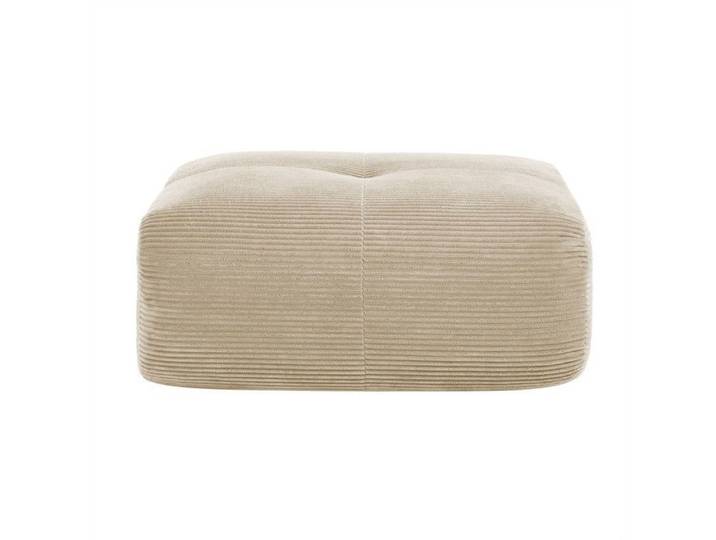 DRIPEX Pouf de canapé modulable en Velours côtelé: 92.5x75x40cm - Beige