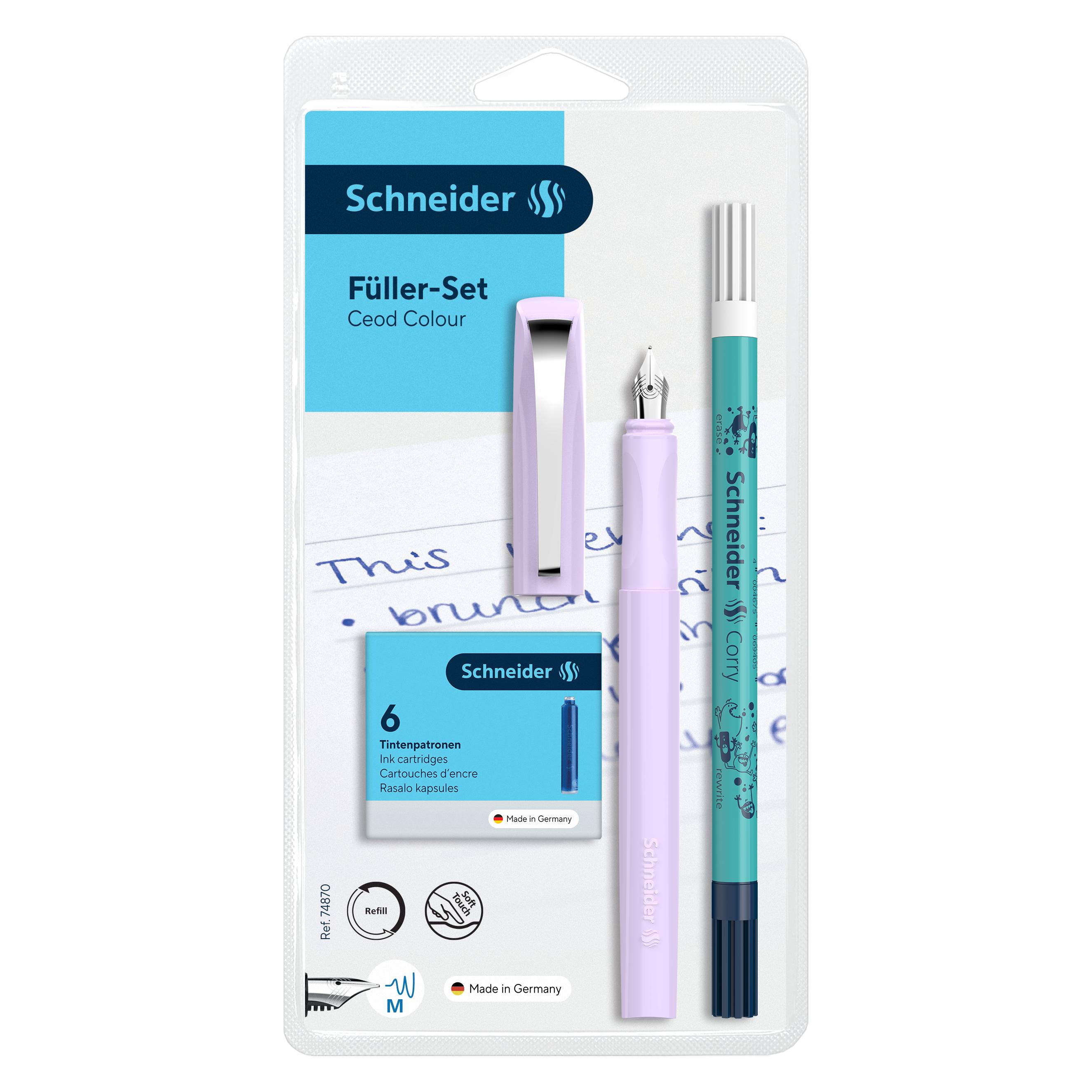 Schneider Schreibgeräteset Füllhalter Ceod Colour (2x) (74870)