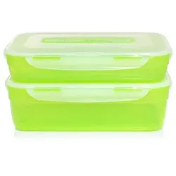 LocknLock 2 Frischhaltedosen mit Tragegriff 3,4L & 5,8L Gesamtvolumen 9,2L