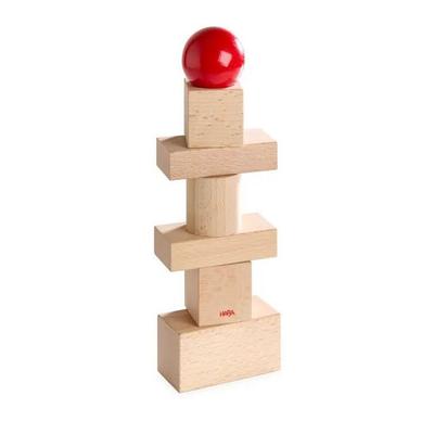 HABA 2013395001 - Meine ersten Bausteine: Starter-Set, Holz, 18-teilig