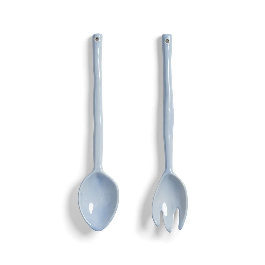 &Klevering Saladebestek Boavista Blauw