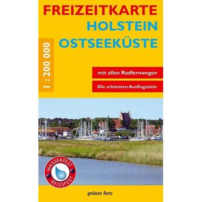 Freizeitkarte Holstein, Ostseeküste, Sonstige von , Grünes Herz, 978-3-86636-354-0