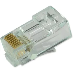 SCP SIMPLY45-CAT6 - RJ45 Pass through modular plugs for 23awg CAT6 UTP and HNCPRO+ 100 Pcs (Netzwerkkabel Stecker), Zubehör Netzwerk