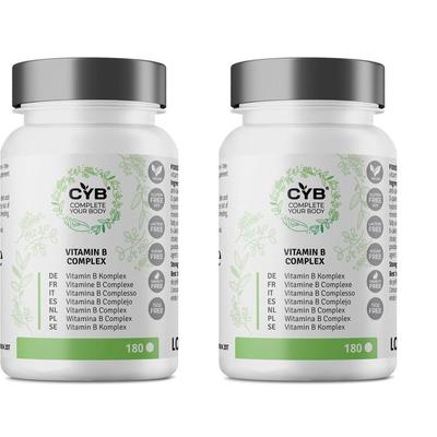 CYB Vitamin B-Komplex hochdosiert 100% vegan Tabl. 2x 2x180 St Tabletten
