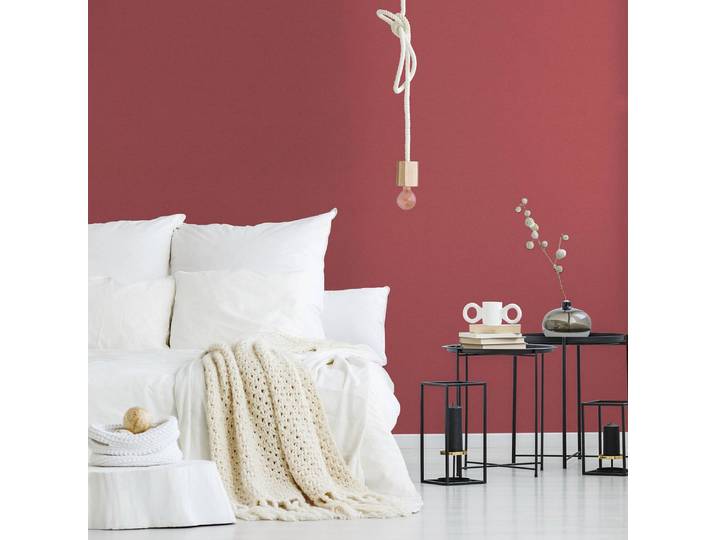 Papier peint en intissé Senne 53 x 1005cm Rouge