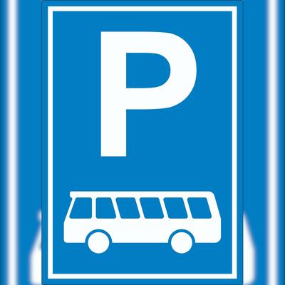 HB-Druck Reisebus Bus Parkplatz Aufkleber A5 (148x210mm)