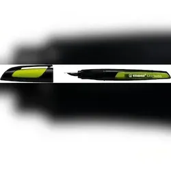 STABILO Schulfüller EASYbuddy, Feder L, schwarz/limette.