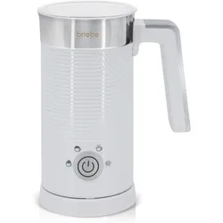 Briebe Elegance Milchaufschäumer Erhitzer Kalt-/Heißschaum 130ml, Warme Milch 300ml, MF1172WHT, Weiß, 500W