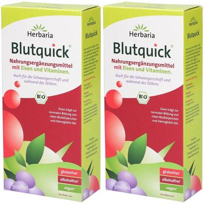 Blutquick Bio 2x 2x500 ml Saft
