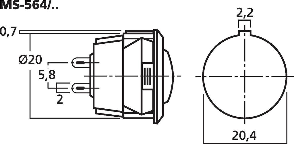 MONACOR MS-564RT