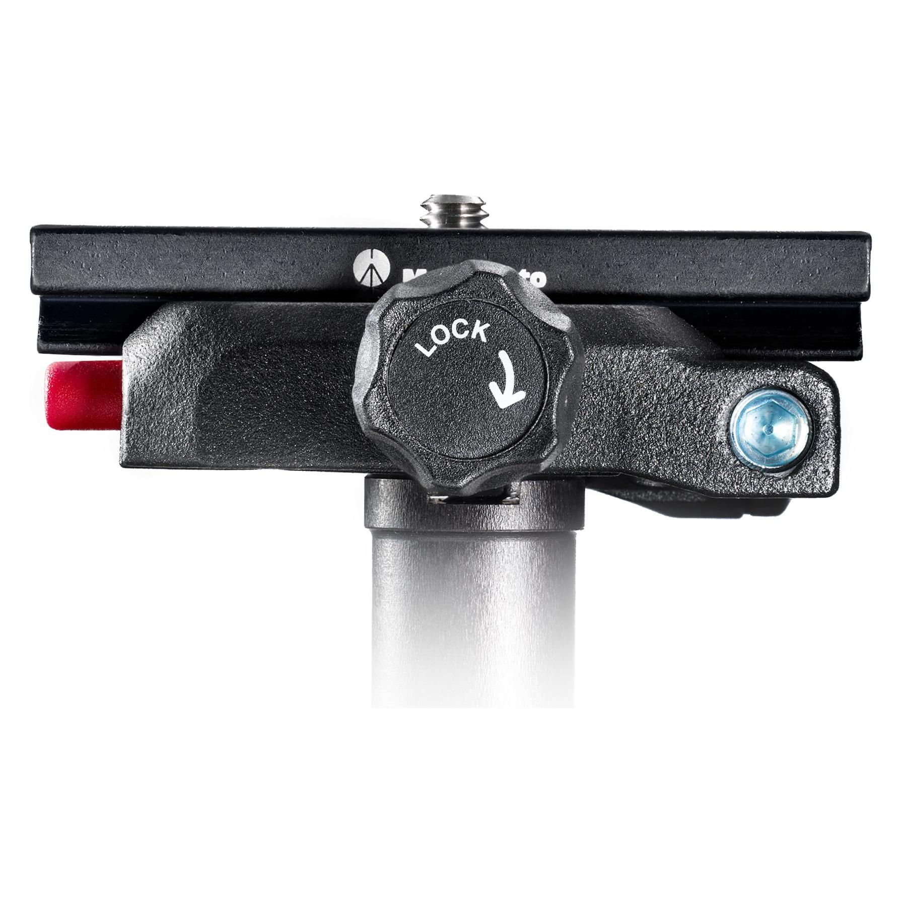 Manfrotto Schnellspannvorrichtung mit Q6 Platte (Stativ Schnellwechselplatte) (MSQ6)