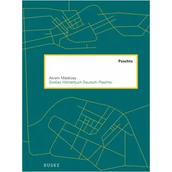 Grosses Wörterbuch Deutsch-Paschto, Sprachbücher von David Neil MacKenzie, Akram Malakzay