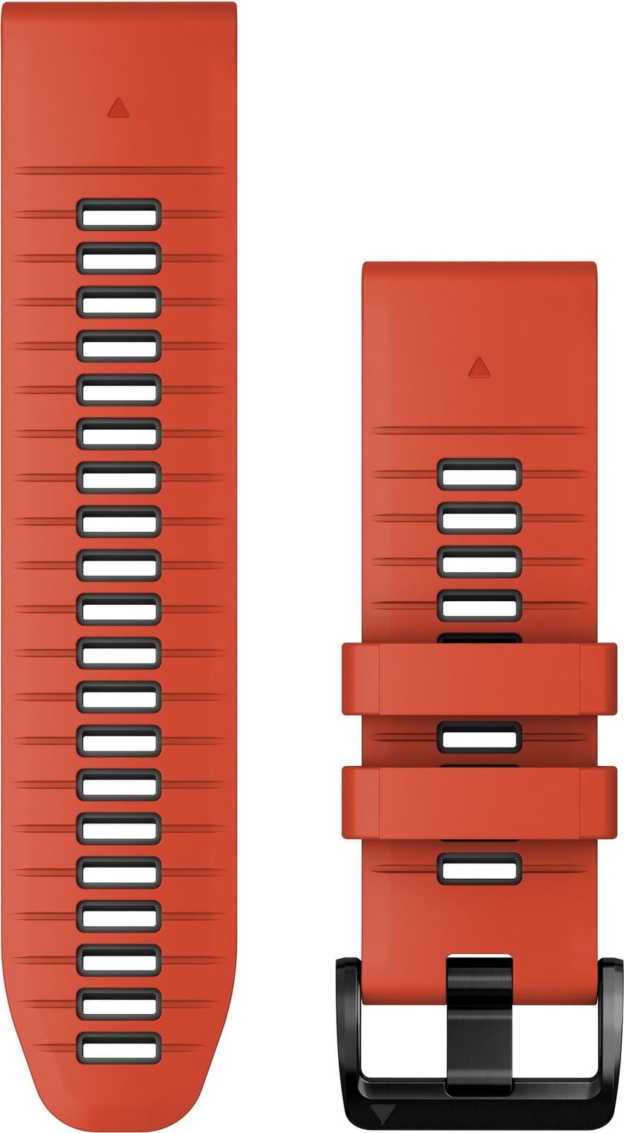 Garmin QuickFit 26mm vervangende polsband, siliconen, rood/grafiet