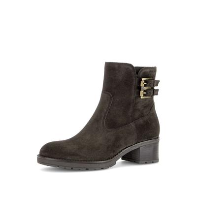 Stiefelette GABOR "Sportliche Stiefelette", Damen, Gr. 37, braun, Schuhe Stiefelette