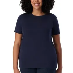 Schiesser Mix and Relax Modal Shirt Dunkelblau Modal X-Small Damen