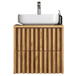 SAT Delano Badezimmerschrank unter Waschbecken 60x46 cm Eiche matt DELANO60ZDDE