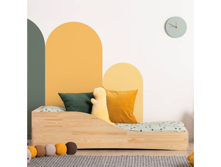 Lit 90x190 sommier inclus Ludmilla Bois