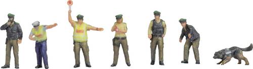 NOCH Z Polizisten, grüne Uniform Bemalt, Stehend