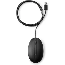 HP Wired Desktop 320M Mouse - (Kabelgebunden), Maus, Schwarz