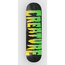 Creature Logo Stumps 8.0" Skateboard Deck green / yellow Gr. Uni