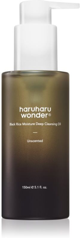 Haruharu Wonder Black Rice Moisture Öl zum Reinigen und Abschminken für empfindliche und intolerante Haut 150 ml