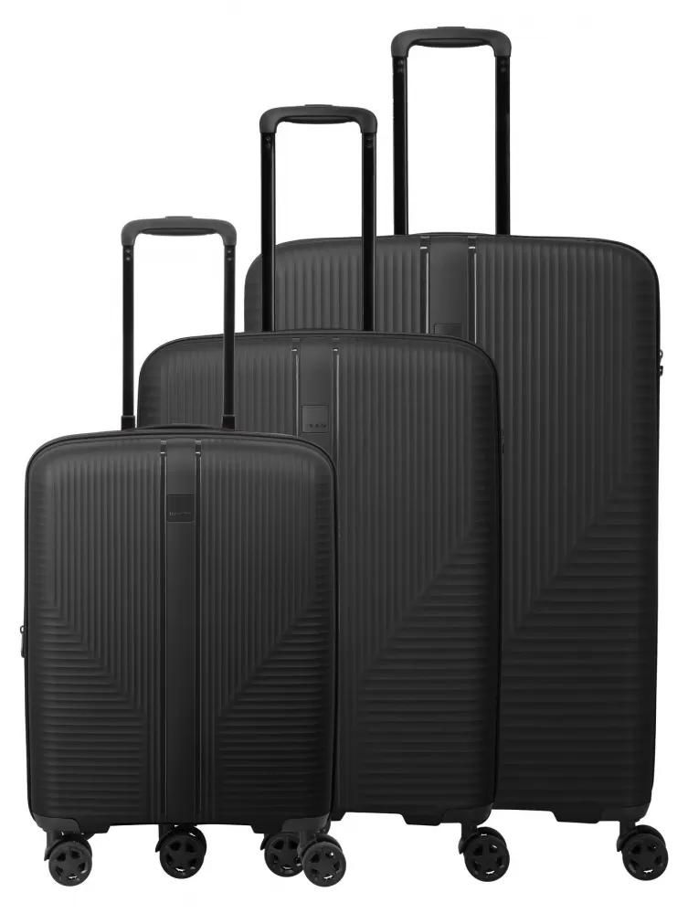 Koffer TRAVELITE AIR STRIPE S EXP, M EXP, L SCHWARZ Größe: Einheitsgröße