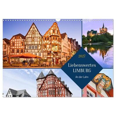 Liebenswertes Limburg (Wandkalender 2027 DIN A3 quer), CALVENDO Monatskalender
