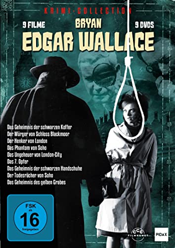 Werner Klingler - Bryan Edgar Wallace - Collection / 9 spannende Gruselkrimis mit Starbesetzung [9 DVDs] - Preis vom 11.10.2026 15:43:13 h