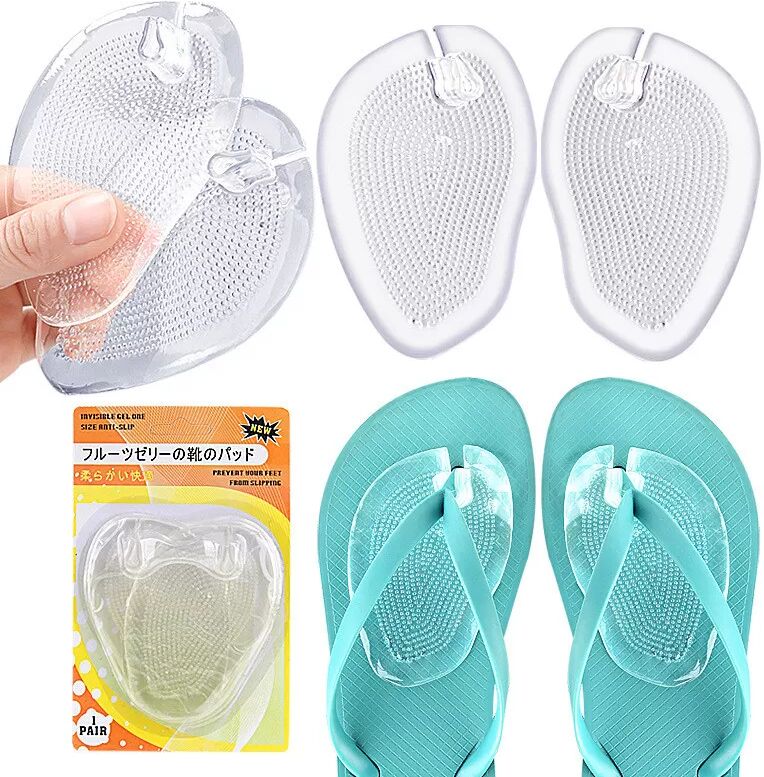 INF Coussinets Métatarsiens en Gel pour Tongs (Lot de 2 Paires)