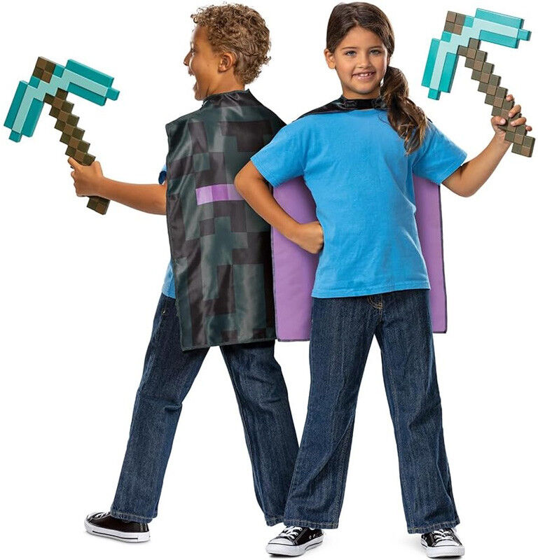 Kit enfant Minecraft Pioche et Cape - Disguise