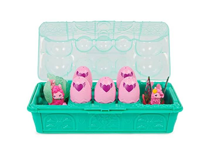 Hatchimals CollEGGtibles Rainbow-cation - Family Carton met lamafamilie verrassingsspeelset 10 personages en 2 accessoires