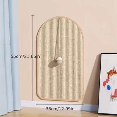 Inspire Curations ScratchShield Sisal Cat Scratch Pad Wall & Sofa Protector square