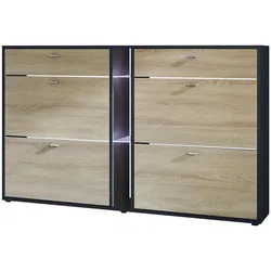 SCHUHSCHRANK Today Fronten in Eiche sägerau