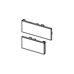 Tece square Glas Tasten Chrom glänzend, Ersatzteil, 9820558 9820558