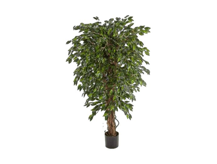 Lebensechte Kunstpflanze „Ficus Hawaiian Liana“, verschiedene Grössen Grün Baq Design