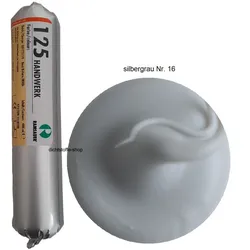 Ramsauer 125 Handwerk silbergrau Nr. 16 1K Silikon Dichtstoff 400ml Folienbeutel