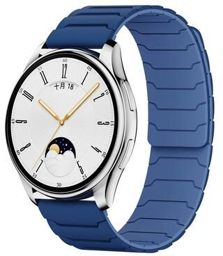 Uplifted Finds Silicone Magnetic Band For 22mm Samsung Galaxy & Huawei Watches 20 Mm blue