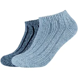 2er Pack s.Oliver Hygge Rib Sneakersocken 5300 - stone melange 35-38