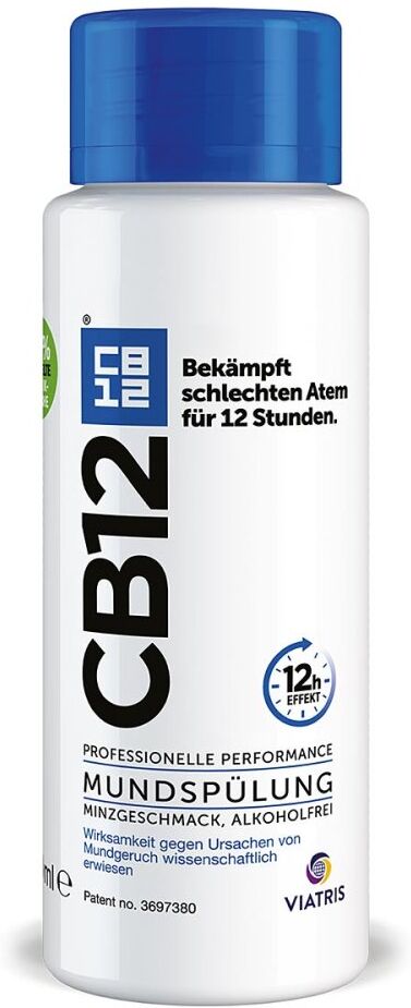 CB12 Mundspülung mit Chlorhexidin, gegen Mundgeruch für 12 Std.