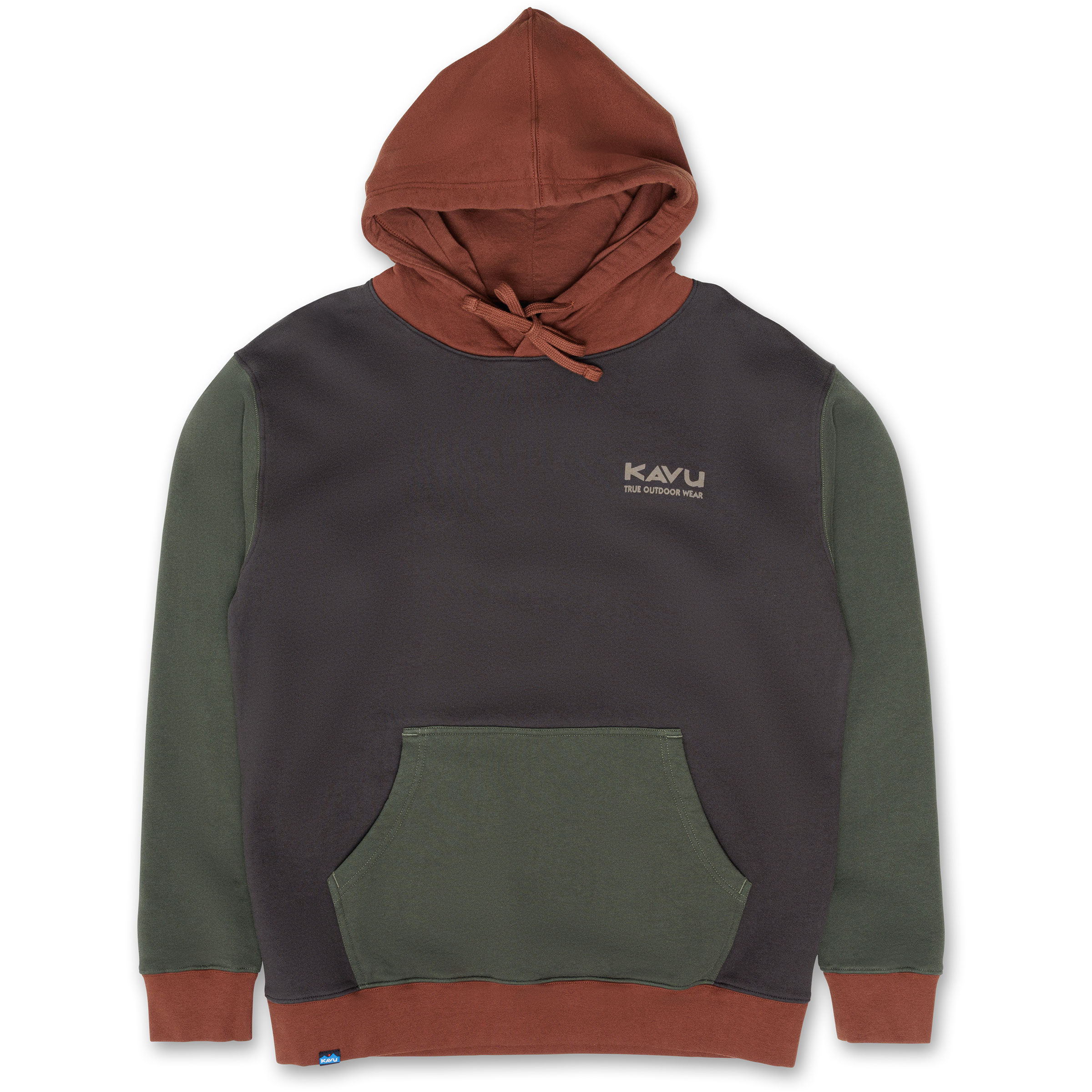 Kavu Take A Hike Herren Hoodies braun Größe L Lifestyle Widerstandsfähig