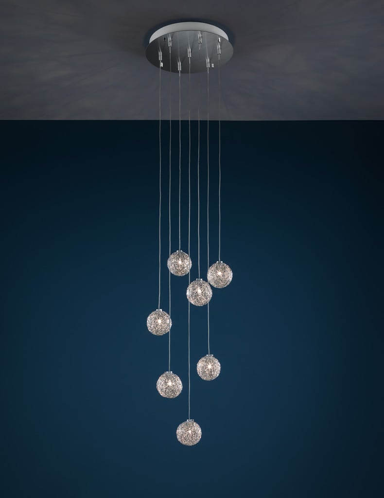 Catellani & Smith Sweet Light Chandelier Pendelleuchte (Baldachin 30 x 30cm, 3 P... Baldachin 30 x 30cm | 3 Pendel CSL3QL