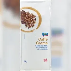 aro Kaffeebohnen Caffé Crema Robusta Arabica (1 kg)