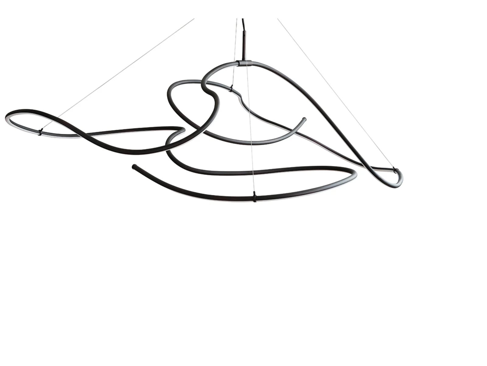 101 Copenhagen Ghost LED hanglamp - Zwart - Aluminium