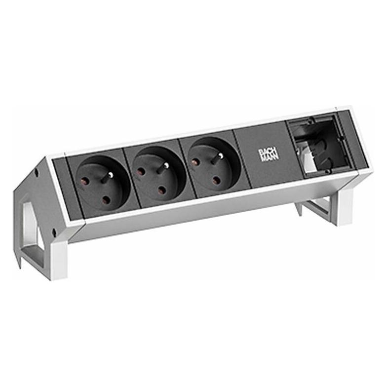 Bachmann DESK2 - 3xUTE/French & 1xEmpty (3x, CEE 7/5, Typ 25) (902.404)
