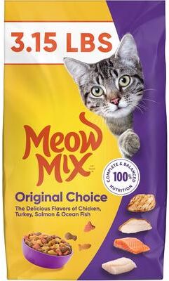 Happy Pet Pantry Meow Mix Original Choice Dry Cat Food Complete Nutrition For Happy, Healthy Adult Cats Meow Mix Original Choice Dry Cat Food Complete Nutrition For Happy, Healthy Adult Cats