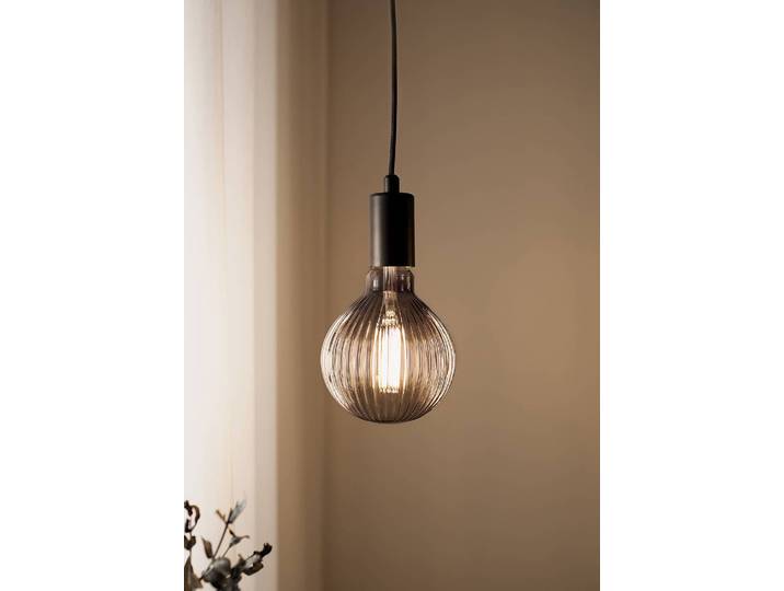 Ampoule Lines Ø 12cm Noir/Noir
