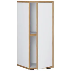 Aktenschrank Salia B30 Weiß/Honigeiche ca. 30x74x33cm
