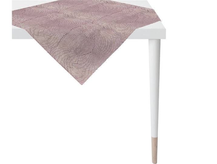 Mitteldecke APELT 5470 , mauve, B:85cm L:85cm, Baumwolle, Polyester, Tischdecken, Mitteldecke, grafische Linen / Uni