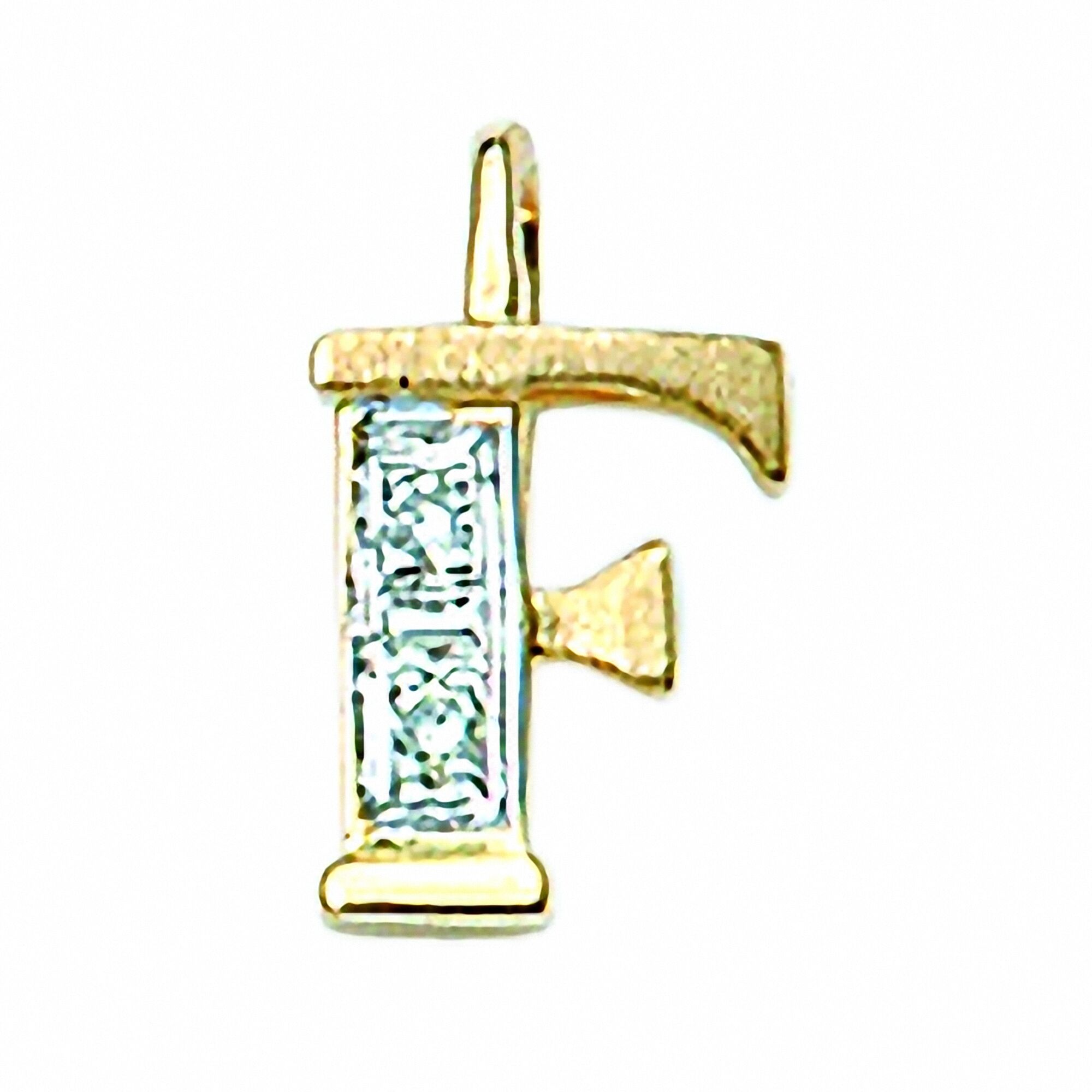 Namenskette ADELIA´S "Adelia's Halskette - Namenskette mit Buchstabenanhänger F mit Diamant aus 585 Gold Halskette - Namenskette mit Buchstabenanhänger F mit Diamant aus 585 Gold" Gr. 45, gold, Halsketten, Damen, Gelbgold 585, Namenskette